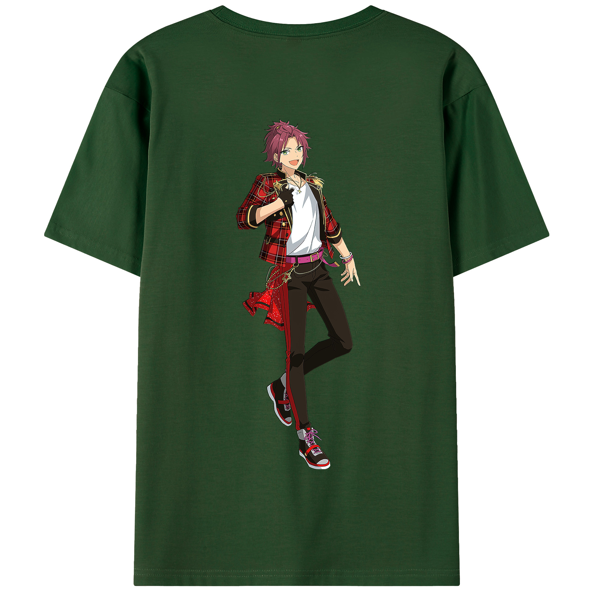 （画像用） あんさんぶるスターズ! Ensemble Stars 綿100％半袖Tシャツ（背面プリント）